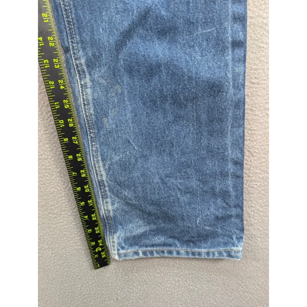Carhartt Men's FR Flame Resistant Jeans 32x36 Blue Cotton Straight Fit NFPA 2112